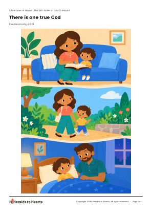 Preview of the one-page full-colour lesson picture
