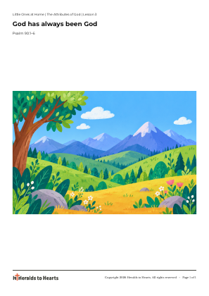 Preview of the one-page full-colour lesson picture