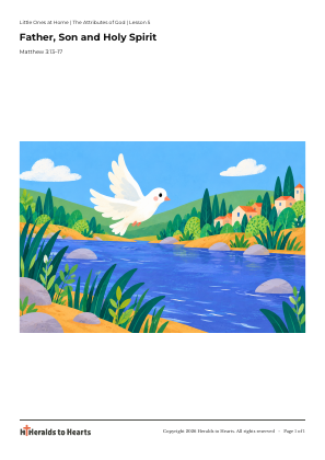 Preview of the one-page full-colour lesson picture